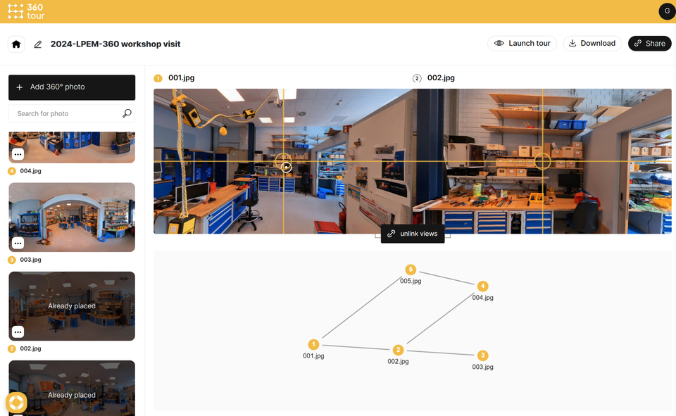 A simple yet powerful tool that allows for a 360-degree visit